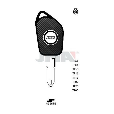 LLAVE JMA TP 00 NE 36.P2