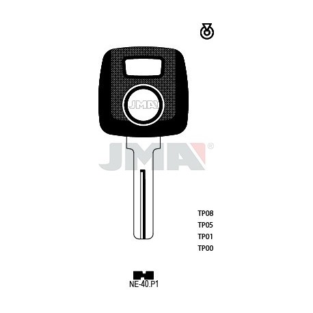 LLAVE JMA TP 00 NE 40.P1