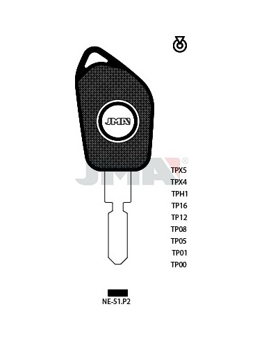LLAVE JMA TP 00 NE 51.P