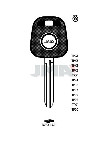 LLAVE JMA TP 00 TOYO 15.P
