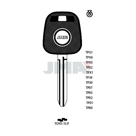 LLAVE JMA TP 00 TOYO 15.P