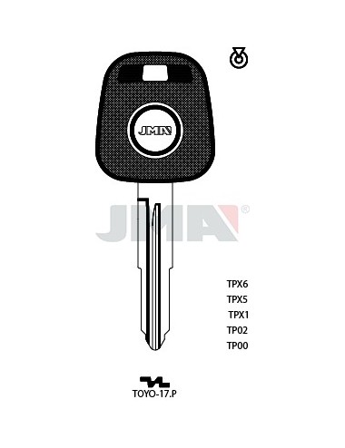 LLAVE JMA TP 00 TOYO 17.P