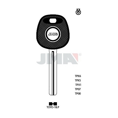 LLAVE JMA TP 00 TOYO 18.P