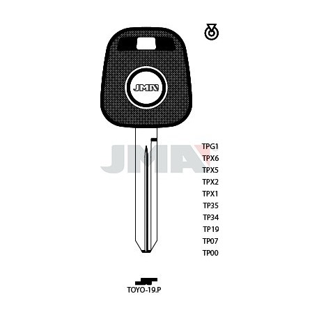 LLAVE JMA TP 00 TOYO 19.P