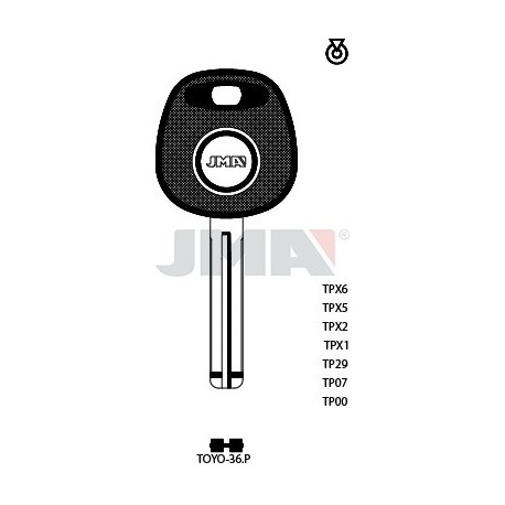LLAVE JMA TP 00 TOYO 36.P