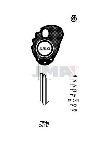 LLAVE JMA TP 00 ZA 11.P