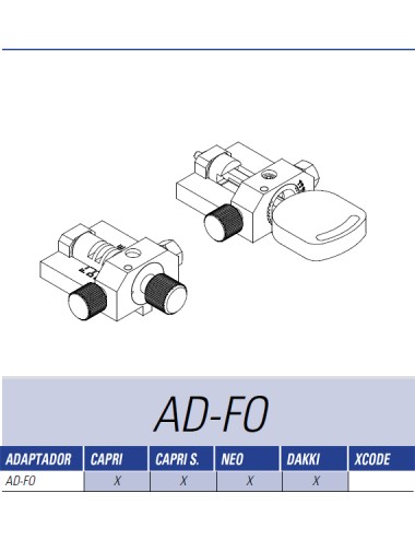 JMA AD-FO ADAPT. FO-6.P  AL/CO/DY/DK PARA MAQUINA PUNTOS