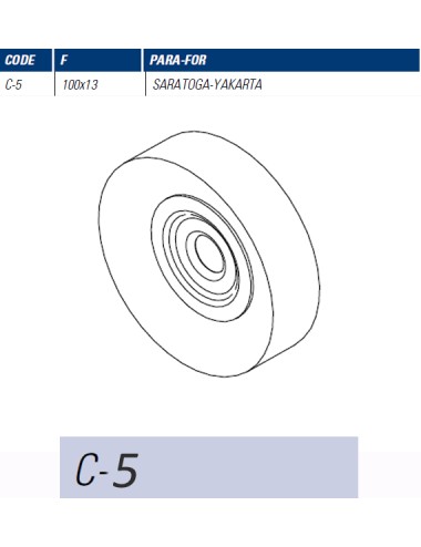 JMA CEPILLO MAQUINA C5 100X13 SY 3-13 (SARATOGA/YKTA)