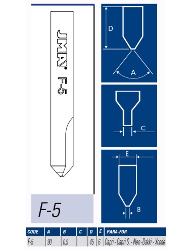 JMA FRESA MAQUINA LLAVES PUNTOS F-5