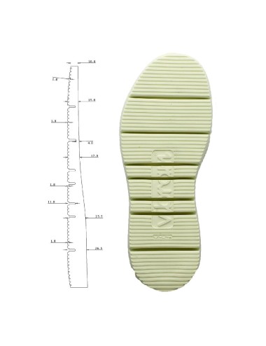 PISO VIBRAM 9105 GLOXY CUT NEGRO (PAR)