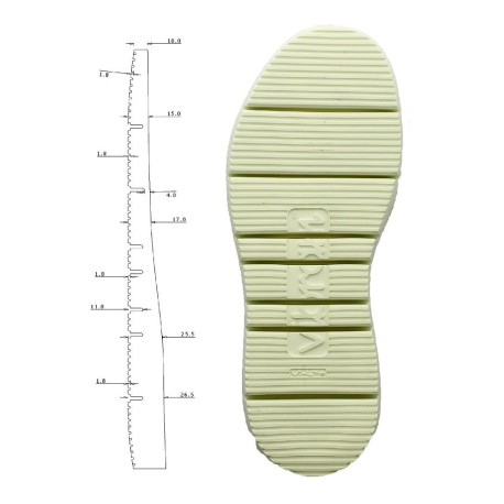 PISO VIBRAM 9105 GLOXY CUT CREMA (PAR)