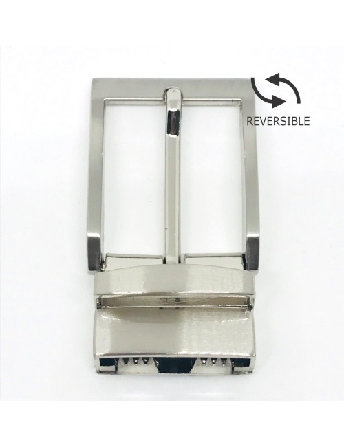 HEBILLA CINTURON REVERSIBLE 32MM. NIQUEL