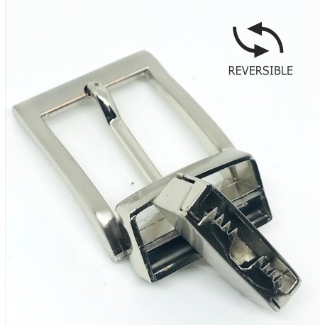 HEBILLA CINTURON REVERSIBLE 32MM. NIQUEL