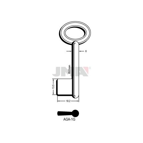LLAVE JMA GORJA GMG 1G