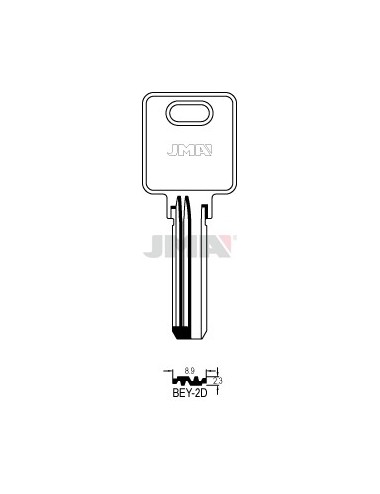 LLAVE JMA SEGUR. BEY 2D