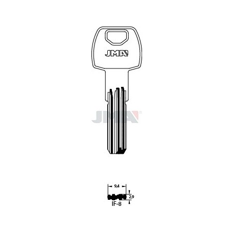 LLAVE JMA SEGUR. IF 8