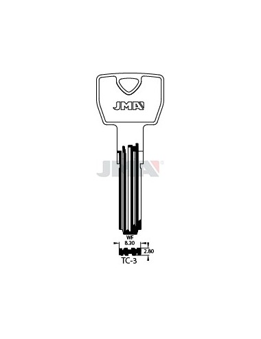 LLAVE JMA SEGUR. TC 3