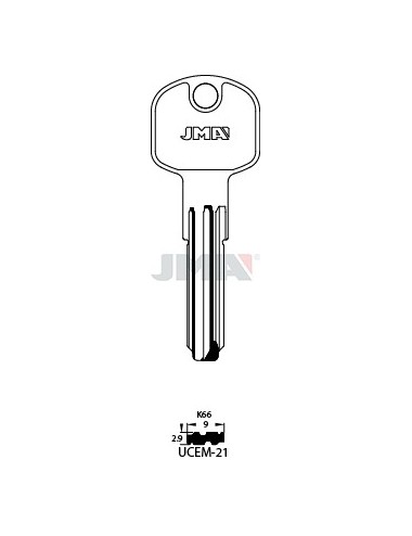 LLAVE JMA SEGUR. UCEM 21