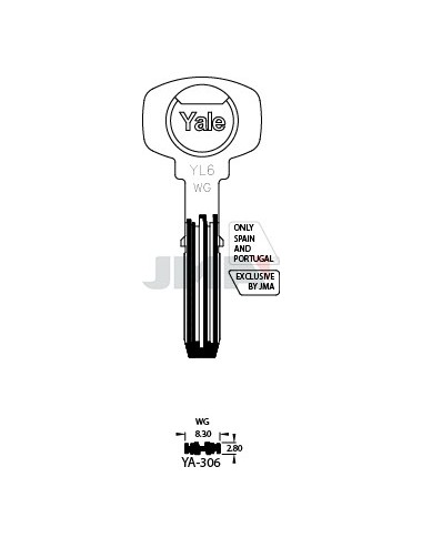 LLAVE JMA SEGUR. YA 306