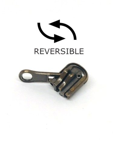 CURSOR CREMALLERA METALICA Nº5 REVERSIBLE
