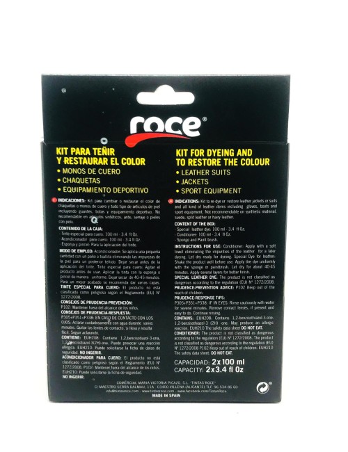 TINTAS ROCE LEATHER (KIT)