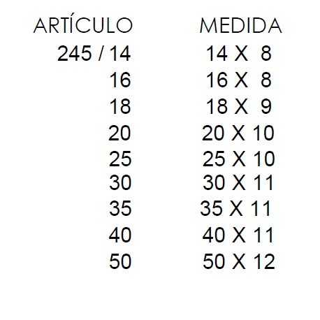 PASADOR MEDIA CAÑA  245  NIQUEL