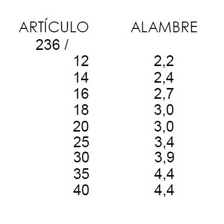 PIQUETE HIERRO 236 NIQUEL