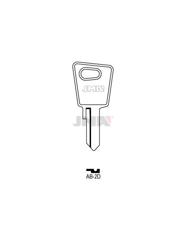 LLAVE JMA ACERO AB 2D (C)