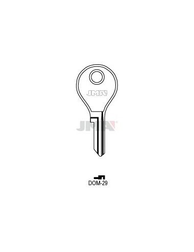 LLAVE JMA ACERO DOM 29 (C) (DM20)