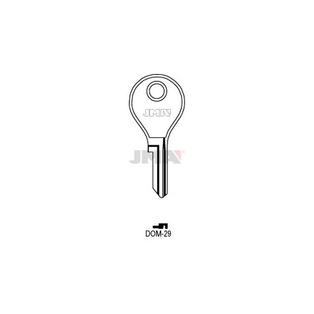 LLAVE JMA ACERO DOM 29 (C) (DM20)
