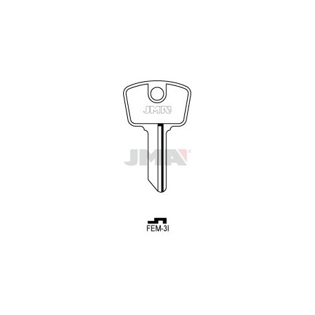 LLAVE JMA ACERO FEM 3I (C)