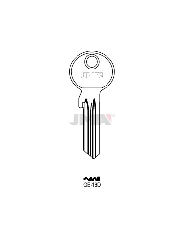 LLAVE JMA ACERO GE 16D (B)