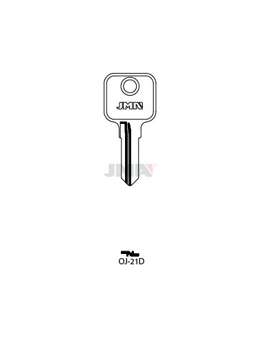 LLAVE JMA ACERO OJ 21D (C)