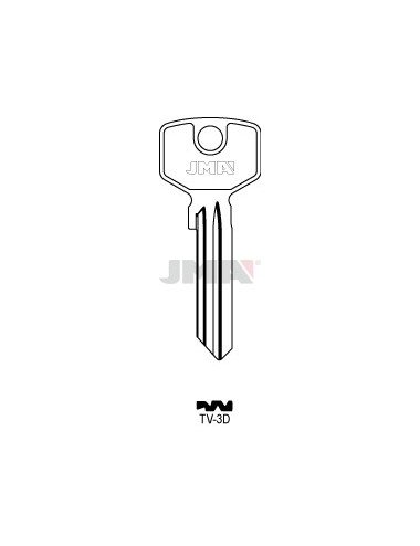 LLAVE JMA ACERO TV 3D (B)