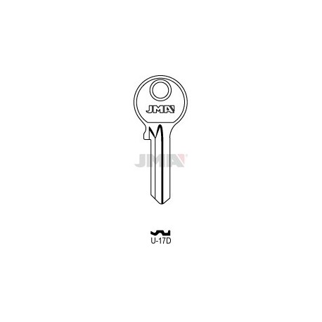 LLAVE JMA ACERO U 17D (B)