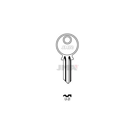 LLAVE JMA ACERO U 2I (C)