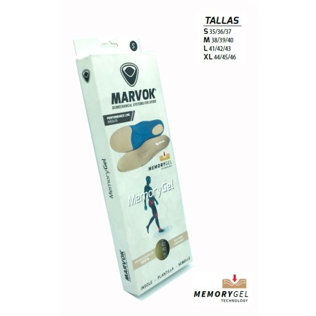 PLANTILLA MARVOK PERFORMANCE MEMORY GEL (PAR)