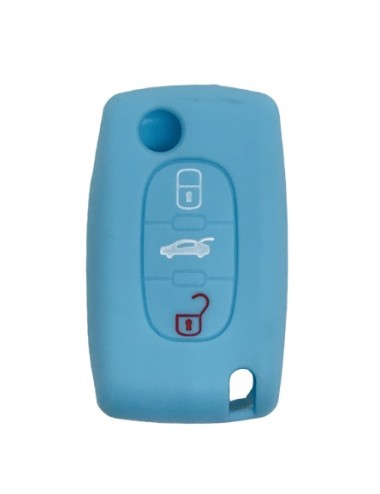 FUNDA SILICONA P/LLAVE COCHE CI1BC3 - CITROEN-B0