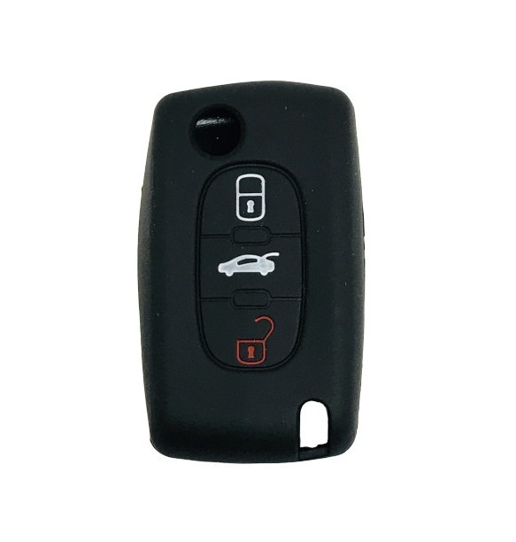 FUNDA SILICONA P/LLAVE COCHE CI1BC3 - CITROEN-B0