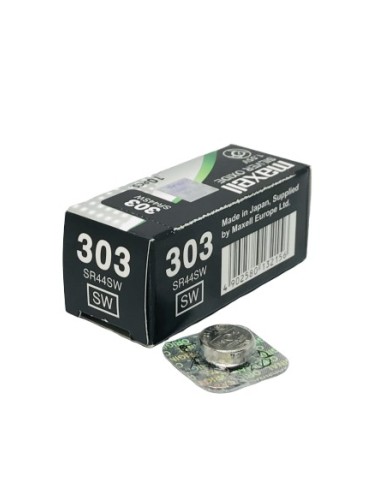 PILA OXIDO PLATA 303 MAXELL  (UNIDAD)
