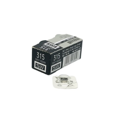 PILA OXIDO PLATA 315 MAXELL  (UNIDAD)